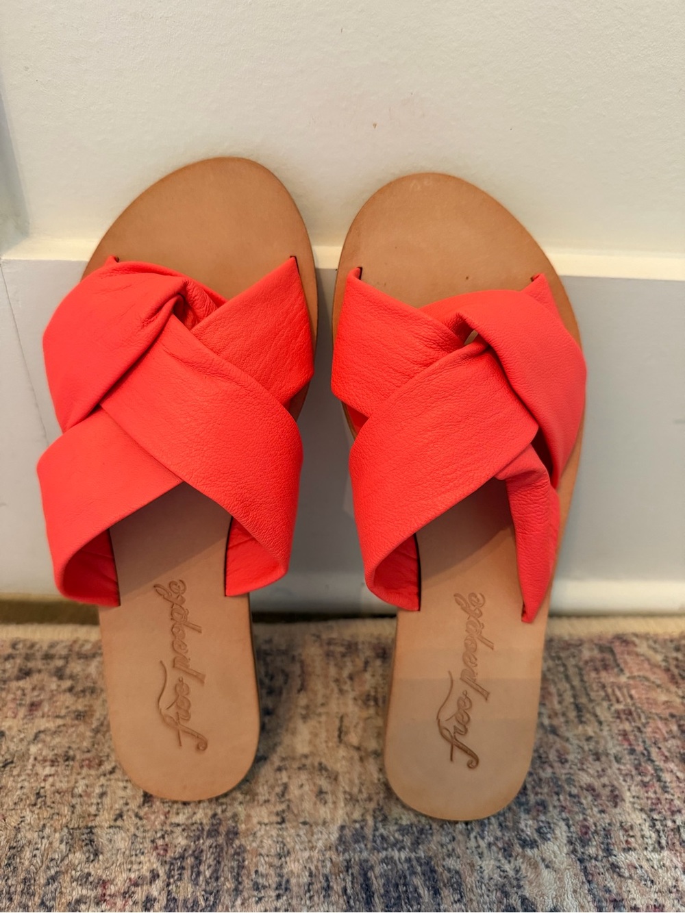 Free People Coral Twist Slide Sandals